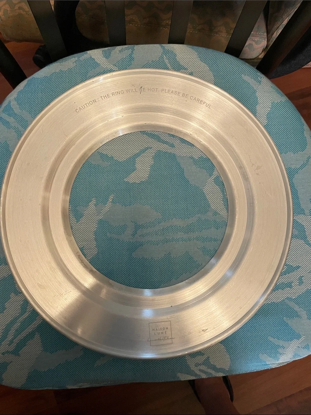 Pot Lid for Overspill and Double Boiler Defense 14” with 8” hole